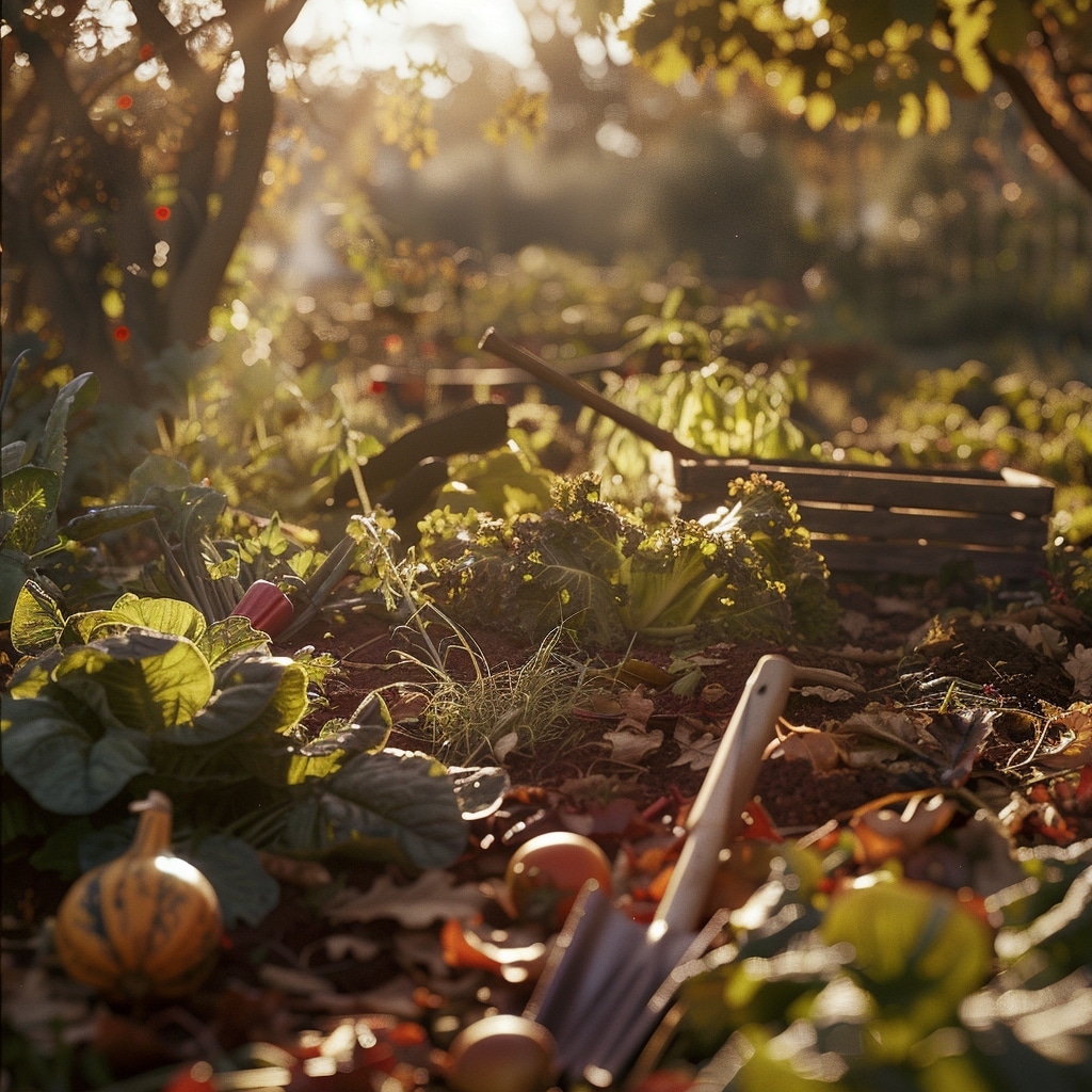 Récoltez et nettoyez : les premiers pas vers un jardin prêt pour l’hiver